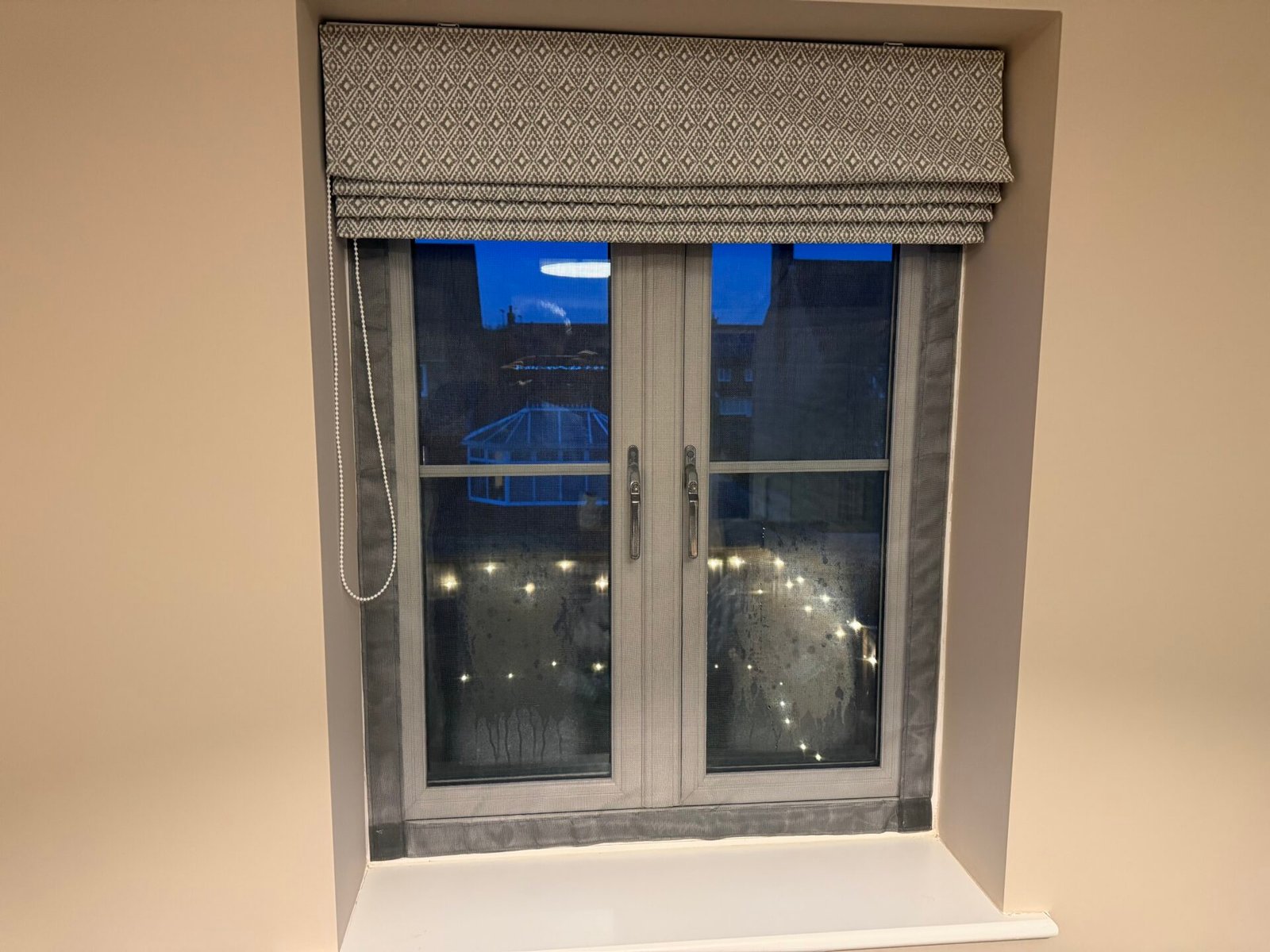 Flat Cat Window Screen